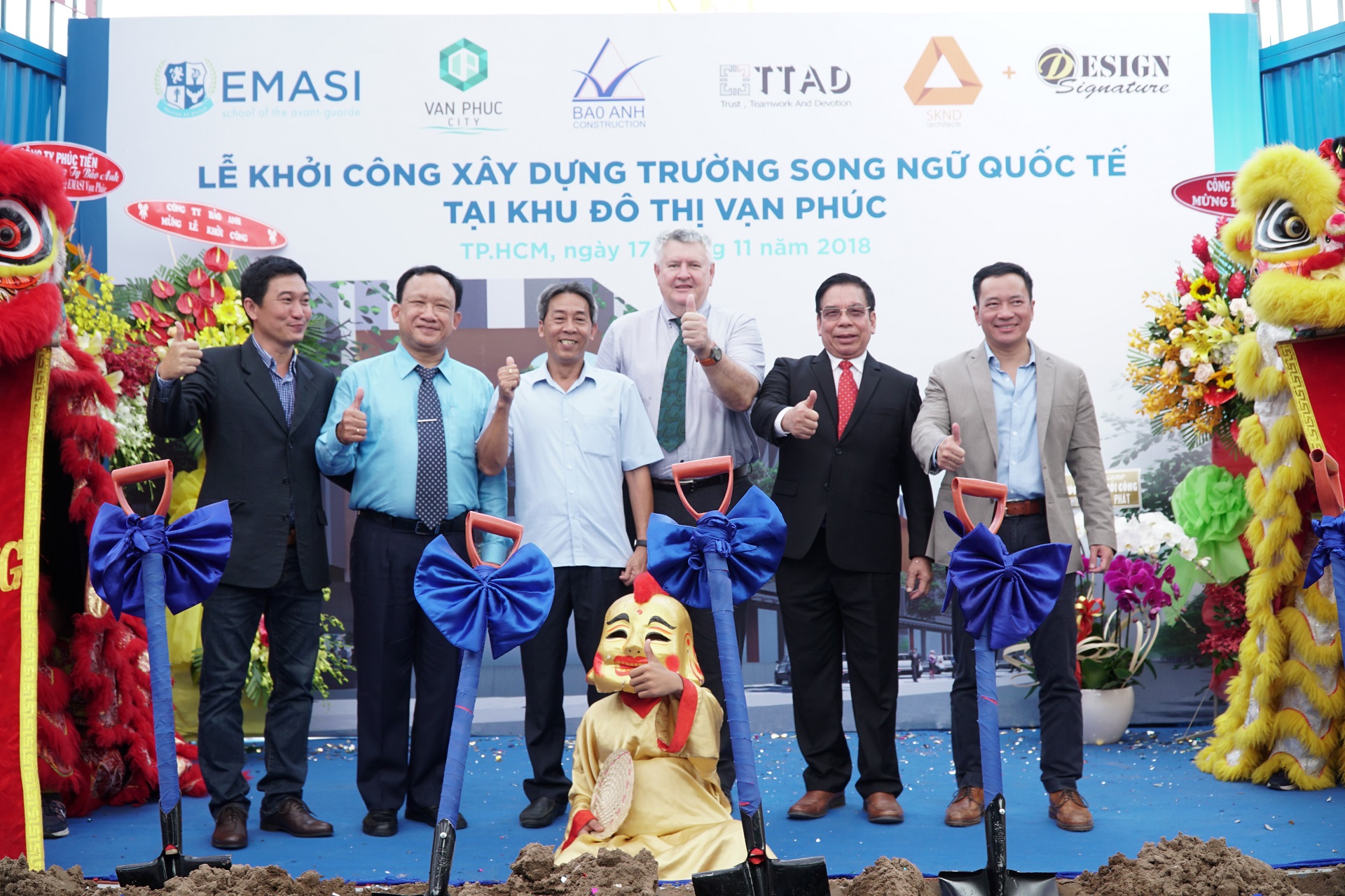 Lễ Khởi Công Xây Dựng Ngôi Trường Của Thế Hệ Tiên Phong Tại Vạn Phúc