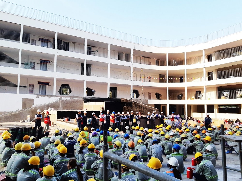 Cập Nhật Thi Công Trường Song Ngữ Quốc Tế EMASI Đến 08/03/2019